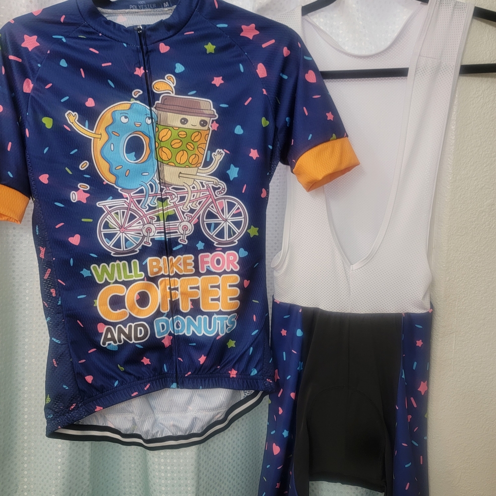 Women's Bicycle Booth Cycling Jersey & Shorts Kit